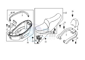 JOYRIDE EU2 - 200 cc drawing SEAT