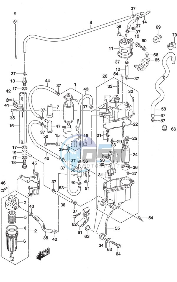 Fuel Pump/Fuel Vapor Separator