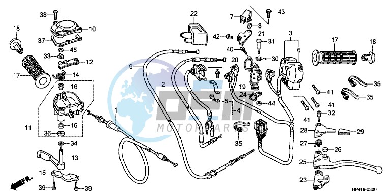 HANDLE LEVER/SWITCH/CABLE