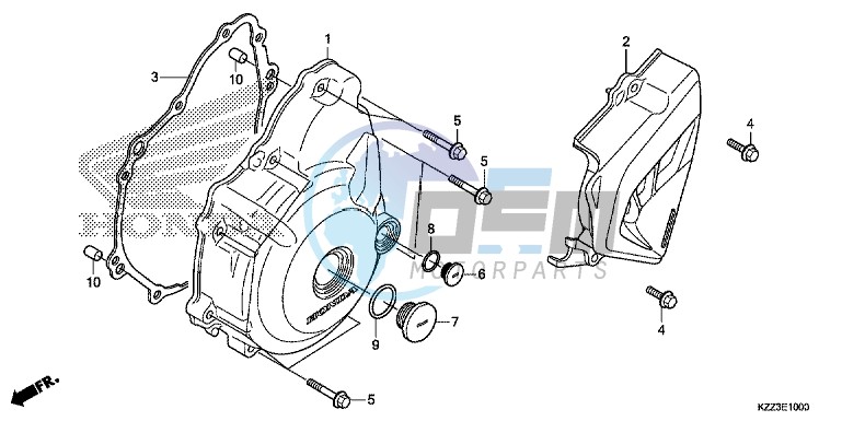 LEFT CRANKCASE COVER