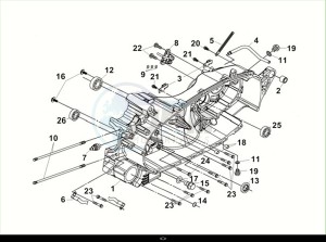 MAXSYM 400I (LZ40W1Z1-EU) (M2) drawing L CRANK CASE