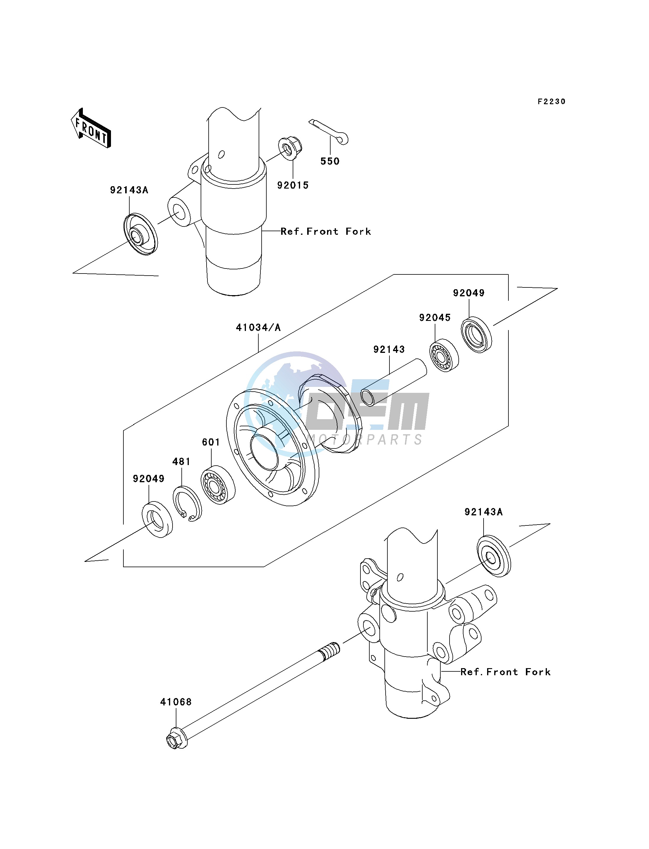 FRONT HUB