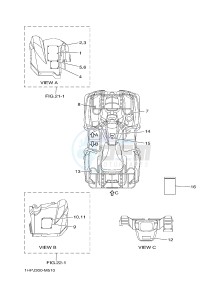 YFM700FWA YFM700DE GRIZZLY 700 (2ES2 2ES3) drawing EMBLEM & LABEL 2