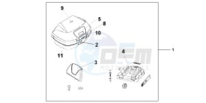 NT700VAB drawing TOP BOX 45L