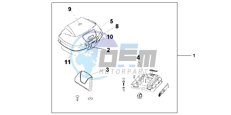 TOP BOX 45L