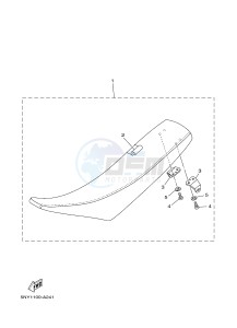 YZ250 (1SSD 1SSE 1SSF 1SSG 1SSG) drawing SEAT