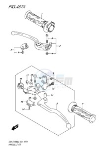 GSX-S 1000 drawing HANDLE LEVER