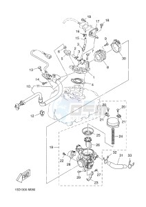 YP400RA X-MAX 400 ABS (1SD2 1SD2 1SD2) drawing INTAKE