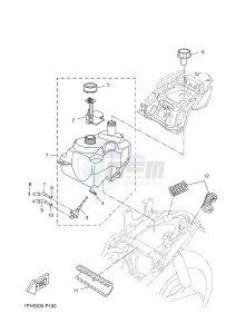 NS50N NITRO NAKED (1PL6 1PL6) drawing FUEL TANK