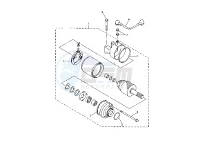 YZF R6 600 drawing STARTING MOTOR