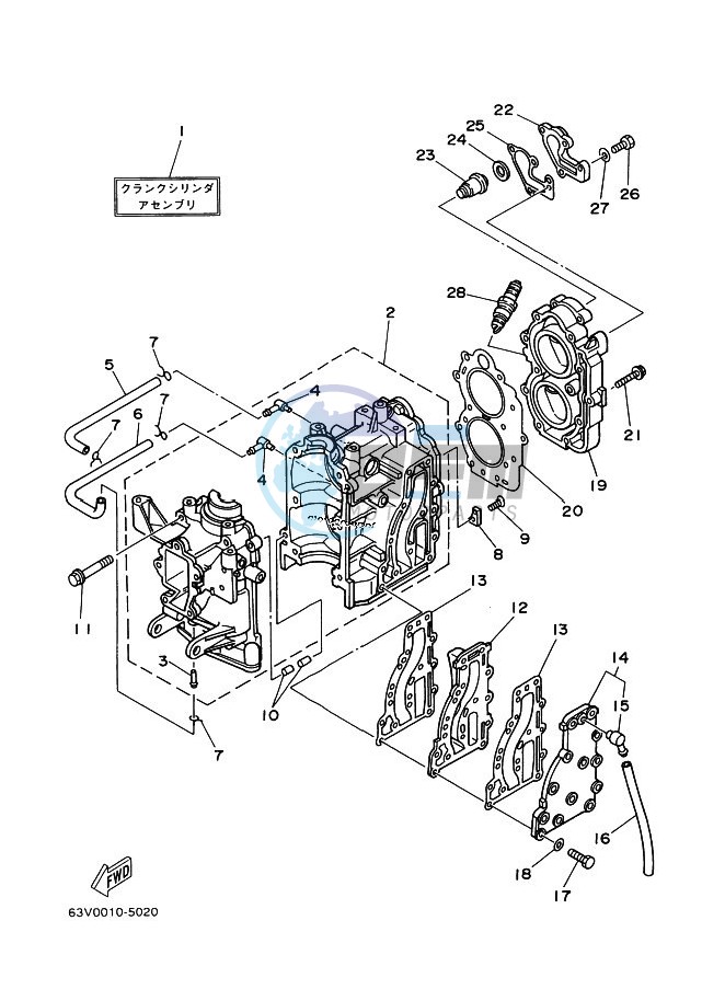 CYLINDER--CRANKCASE