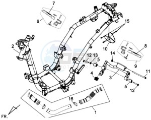 SYMPHONY 125 SR drawing FRAME