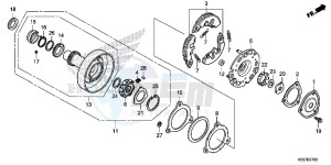 AFS110CSFF CB1000R 2ED - (2ED) drawing ONE WAY CLUTCH