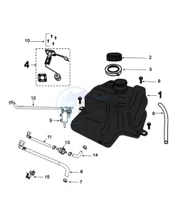 KISBEE 4T OY D drawing TANK AND PUMP