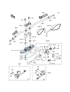 Z800 ZR800CGFA UF (UK FA) XX (EU ME A(FRICA) drawing Handlebar