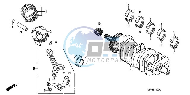 CRANKSHAFT/PISTON