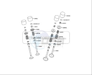 ZZR 600 (EU) drawing VALVE