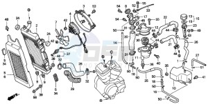 VT600CD 400 drawing RADIATOR