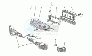 Targa 750 drawing Taillight