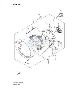 VZ800K9 drawing HEADLAMP ASSY