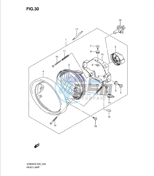 HEADLAMP ASSY