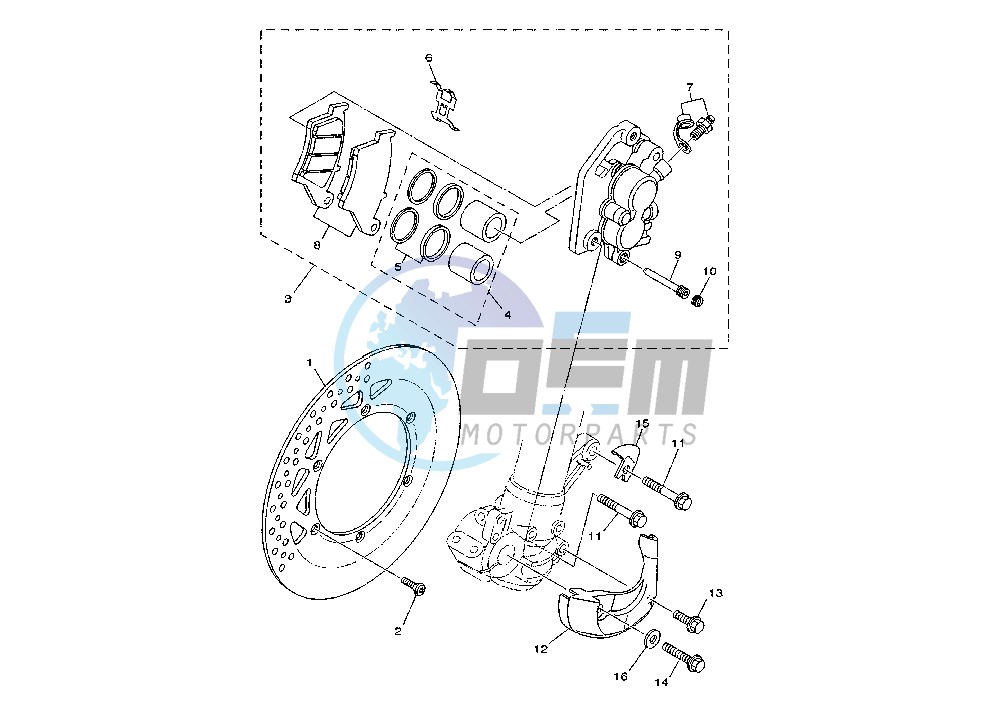 FRONT BRAKE CALIPER