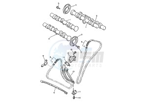 XVZ ROYAL STAR 1300 drawing CAMSHAFT -CHAIN