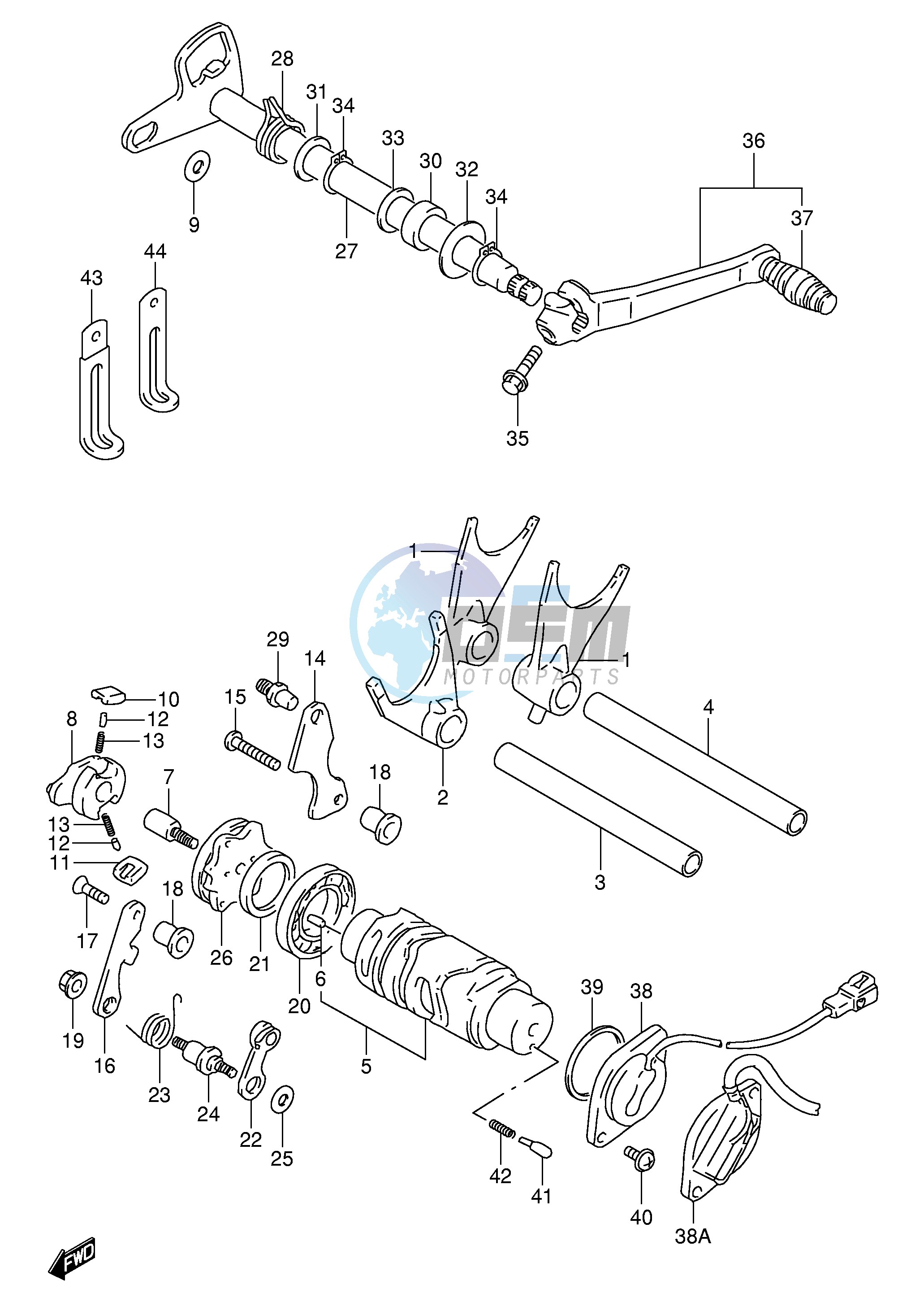 GEAR SHIFTING (MODEL P R S)