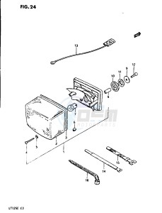 LT125 (E3) drawing TAIL LAMP