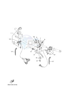 MTN850-A MTN-850-A MT-09 ABS (BS27) drawing HANDLE SWITCH & LEVER