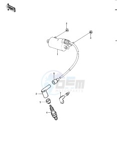 KLT 250 A [KLT250] (A1) [KLT250] drawing IGNITION COIL -- 82 A1- -