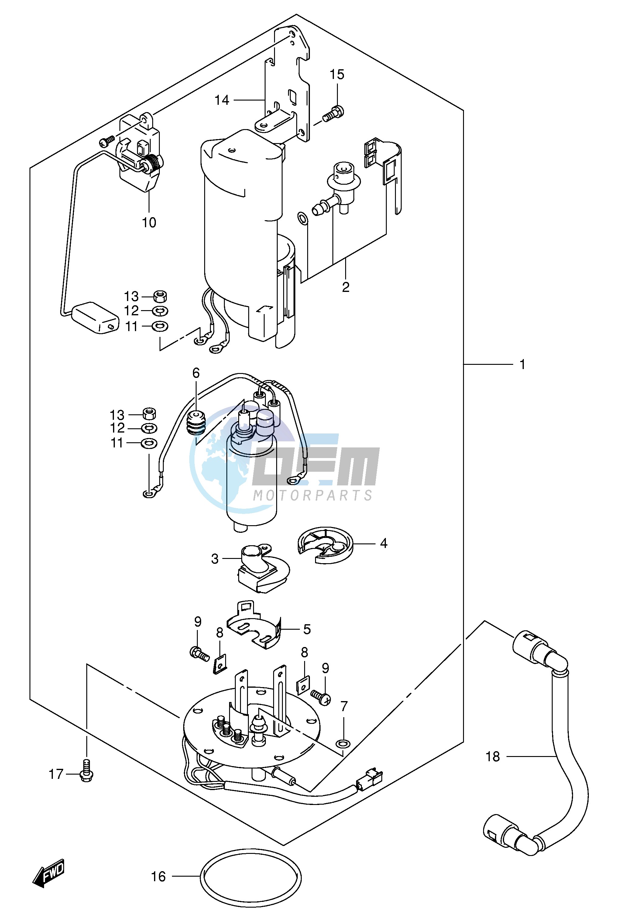 PUMP ASSY (MODEL K1 K2 K3)