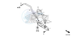 NSS125DF Forza 125 - NSS125D Europe Direct - (ED) drawing RESERVE TANK