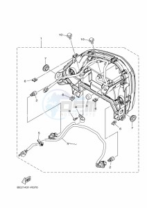 MWS125-C TRICITY 125 (BCS5) drawing TAILLIGHT