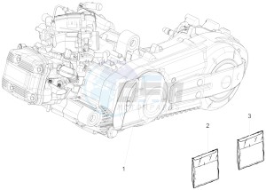 MP3 500 MAXI SPORT ABS (NAFTA) drawing Engine, assembly