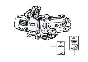 LX 4T 50 drawing Engine