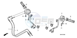 CBF1000SA UK - (E / ABS MKH) drawing SWITCH/CABLE