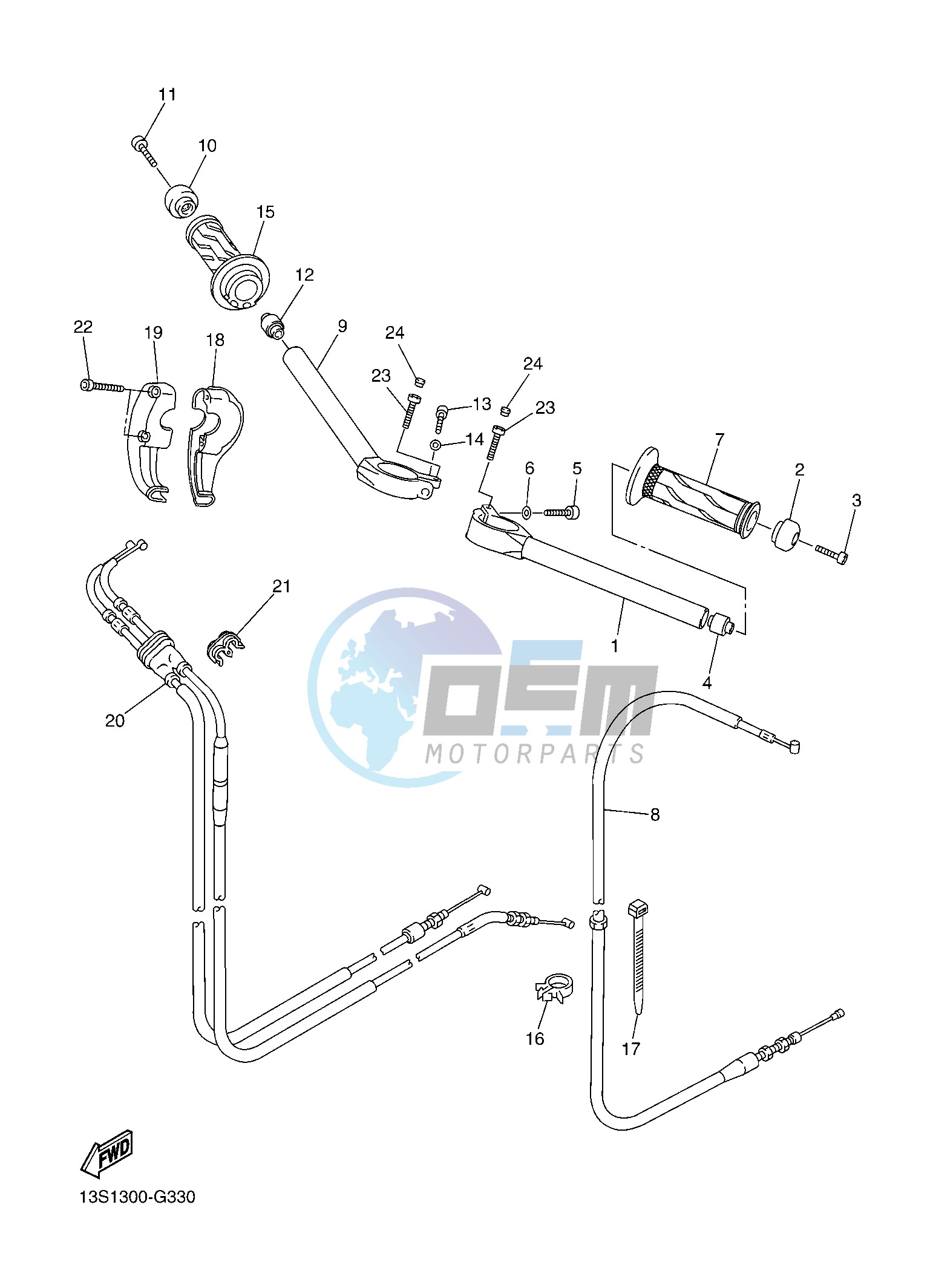 STEERING HANDLE & CABLE