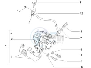 NRG 50 power DT (UK) UK drawing Brakes hose  - Calipers