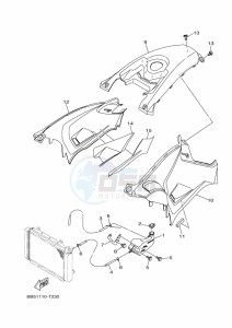 YFM450FWBD KODIAK 450 (B5R2) drawing SIDE COVER