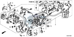 VFR1200XDD CrossTourer - VFR1200X Dual Clutch 2ED - (2ED) drawing WIRE HARNESS