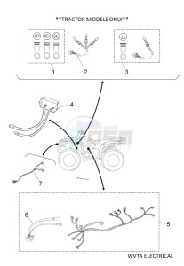 YFM700FWBD KODIAK 700 EPS (BGF1) drawing WVTA ELECTRICAL