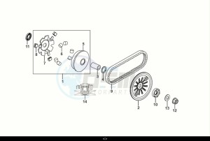 FIDDLE II 50 (AF05W5-EU) (E5) (M1) drawing MOVABLEDRIVEFACEASSY