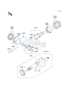 KAF 620 C [MULE 2500] (C1-C5) [MULE 2500] drawing CRANKSHAFT_PISTON-- S- -