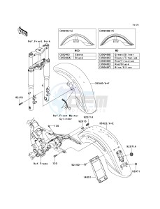 VN 1600 D [VULCAN 1600 NOMAD] (D6F-D8FA) D7FA drawing FENDERS