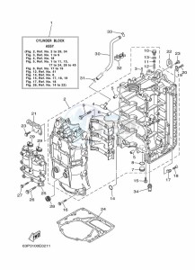 F150AETL drawing CYLINDER--CRANKCASE-1