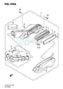 UH125 BURGMAN EU drawing AIR CLEANER