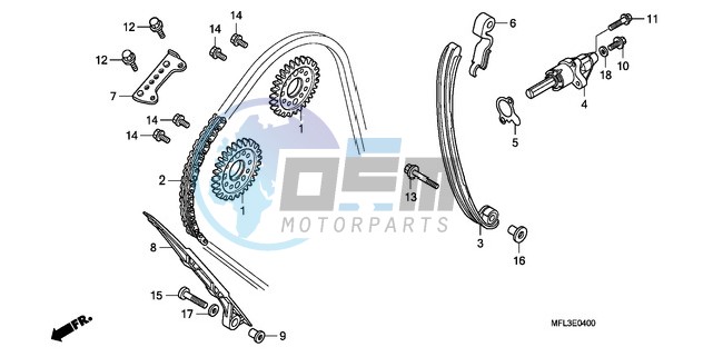 CAM CHAIN/TENSIONER