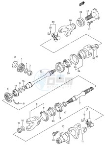 LT-F500F (P24) drawing SECONDARY DRIVE