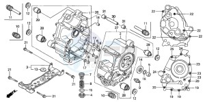 FJS600 SILVER WING drawing CRANKCASE